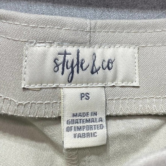 Style & Co Petite Stone Wall Beige Pull On Mid - Picture 6 of 7